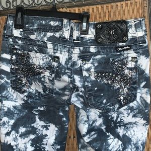 Miss me tie-dye pants size 27x32